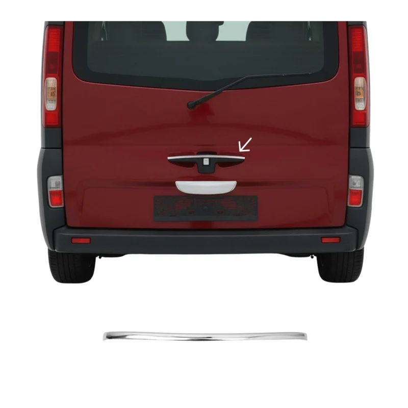 Heckklappe Kofferraumöffner Griff für Renault Trafic 2001-2014 Edelstahl Chrom