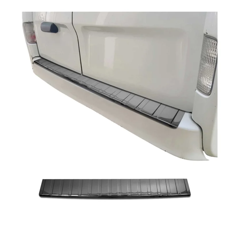 Ladekantenschutz Stoßstange für Renault Trafic 2014-2026 Edelstahl Dunkel Chrom