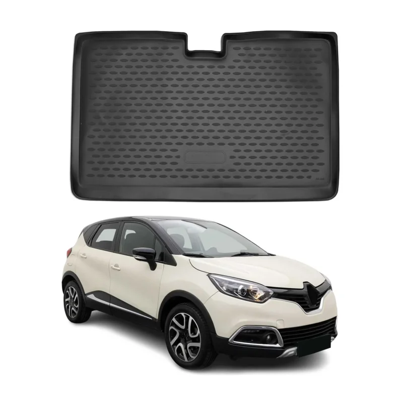 Kofferraummatte Kofferraumwanne für Renault Captur 2016-2021 Unten Gummi TPE
