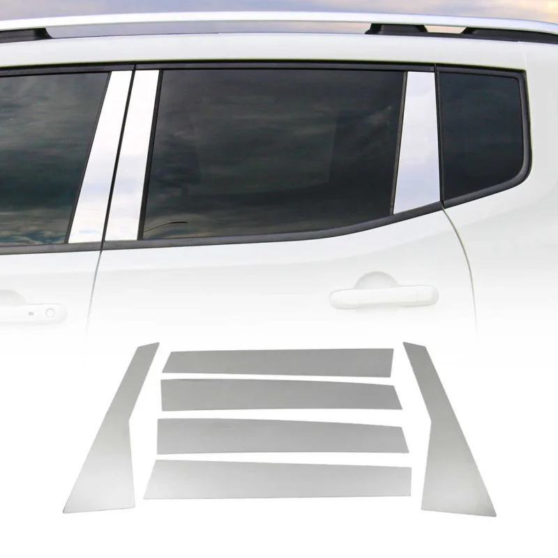 B-Säule C-Säule Türsäulen Verkleidung für Honda CR-V 2012-2018 Chrom Silber 6tlg