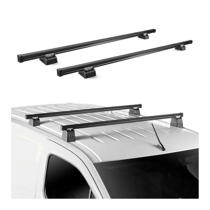 Dachträger für Nissan Interstar X70 2002-2011 H1+H2 2-Träger Stahl Schwarz