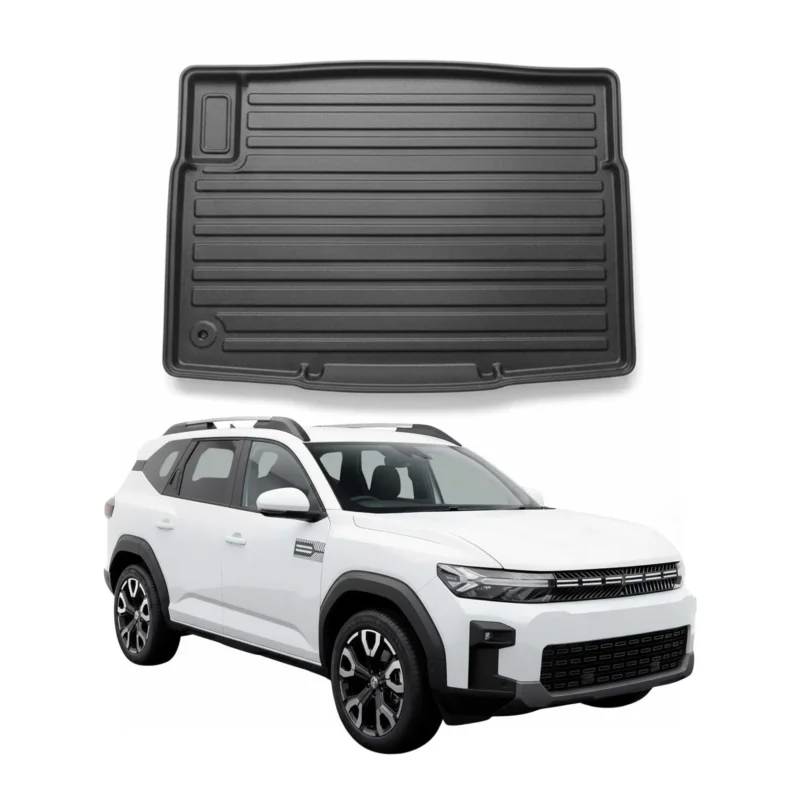 Kofferraummatte Laderaumwanne für Dacia Duster mk3 4x4 2024-2026 Gummi TPE