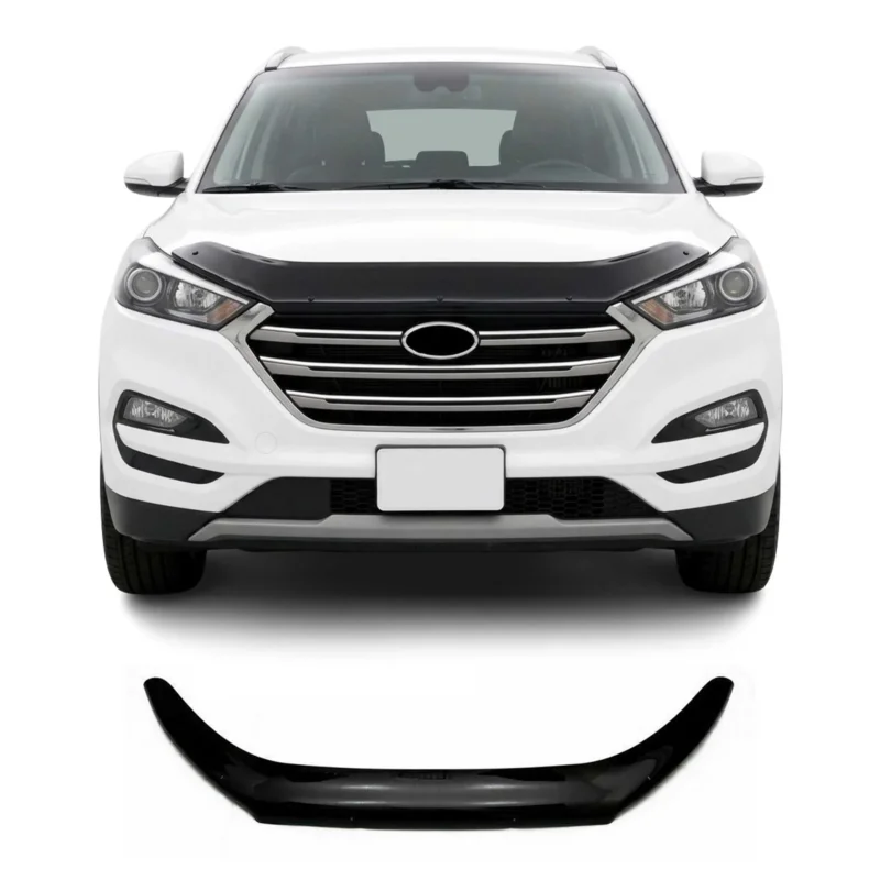 Motorhaube Deflektor Insektenschutz für Hyundai Tucson 2015-2021 Dunkel