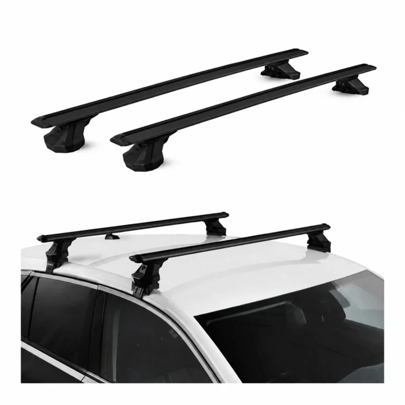 Dachträger für Peugeot 3008 III 2024-2026 Aluminium 2 Stück 75 kg TÜV Schwarz