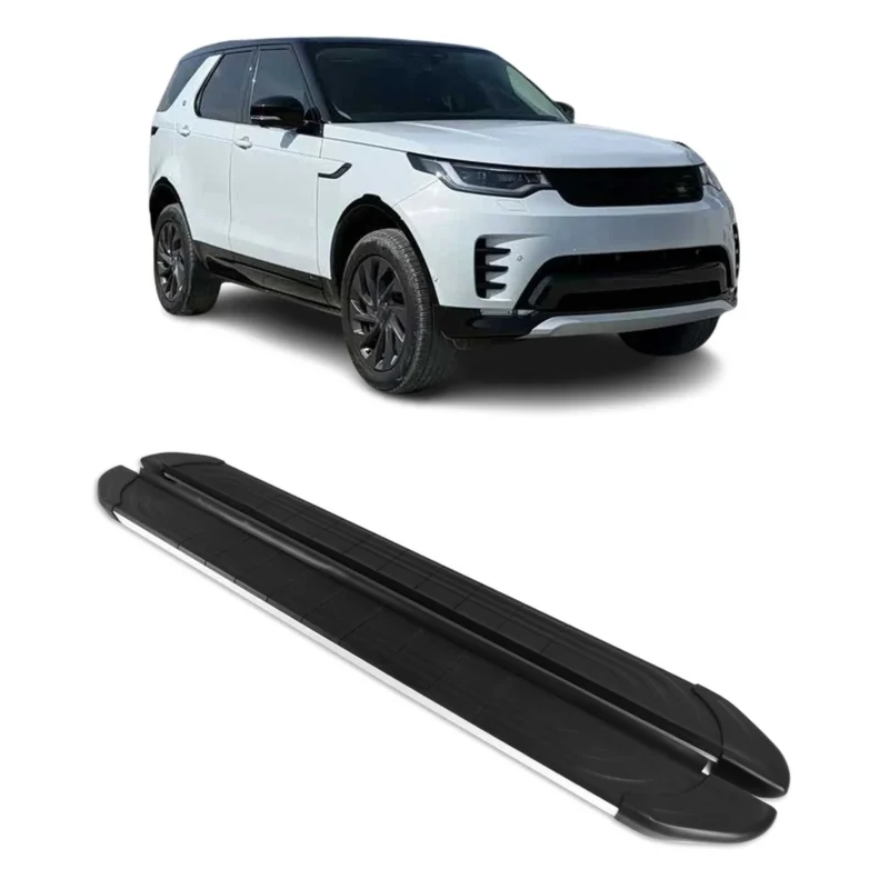 Trittbretter für Land Rover Discovery V L462 2017-2026 Alu Schwarz Grau