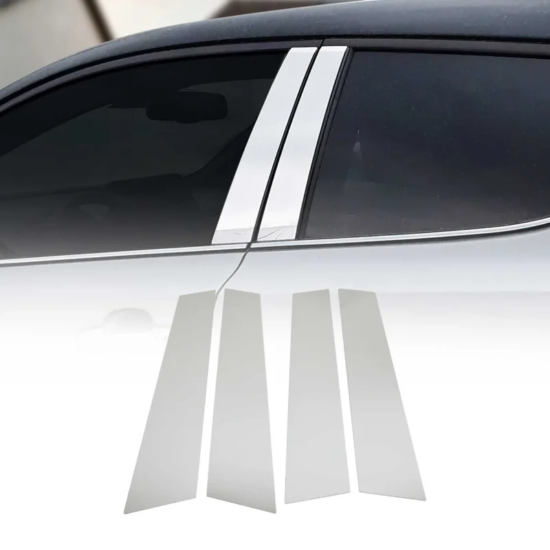 B-Säule Türsäulen Verkleidung für Fiat Tipo 2015-2026 Edelstahl Chrom 4tlg