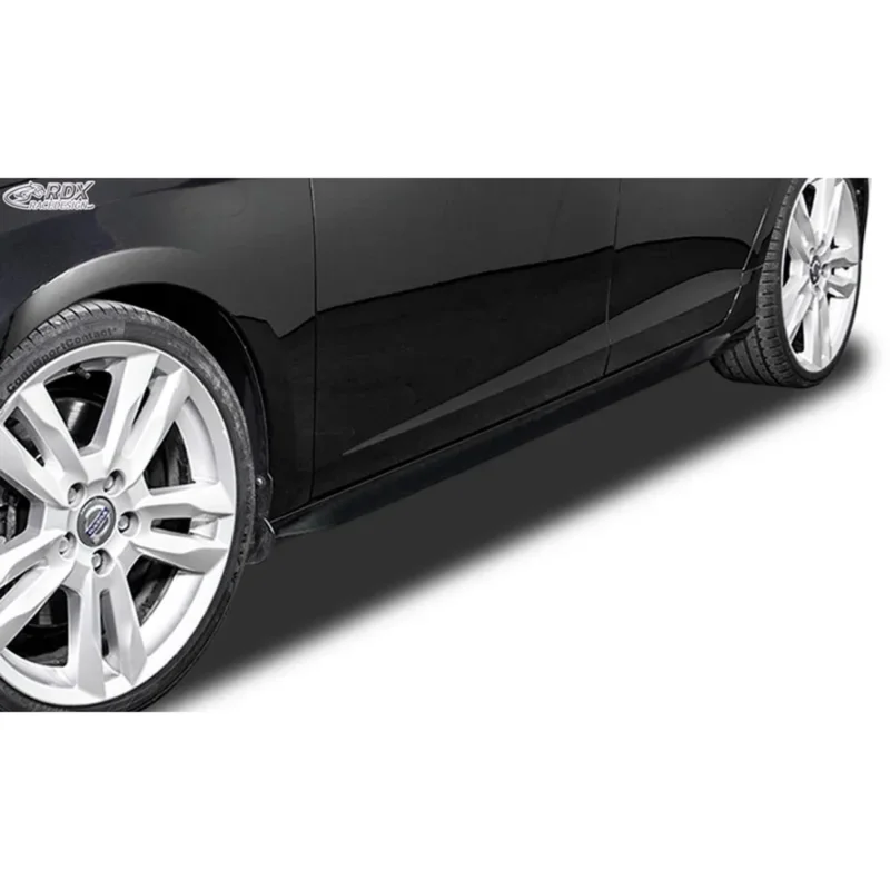 RDX Seitenschweller 'Slim' für Volvo V60/S60 2010-2013 ABS Schwarz 2er-Set TÜV