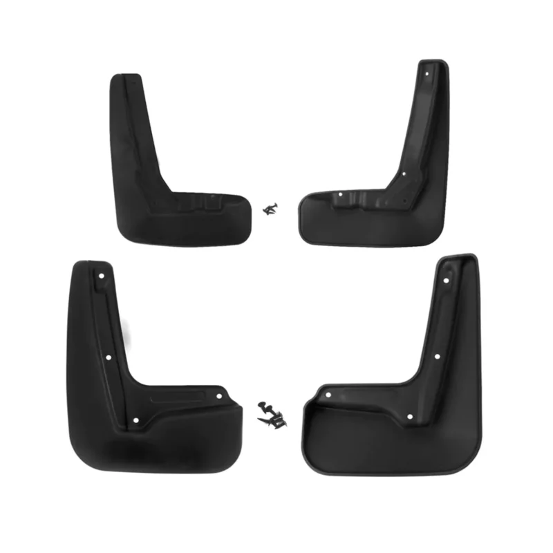 Schmutzfänger Spritzschutz Kotflügel für VW Polo 2009-2014 Kunststoff Schwarz 4x