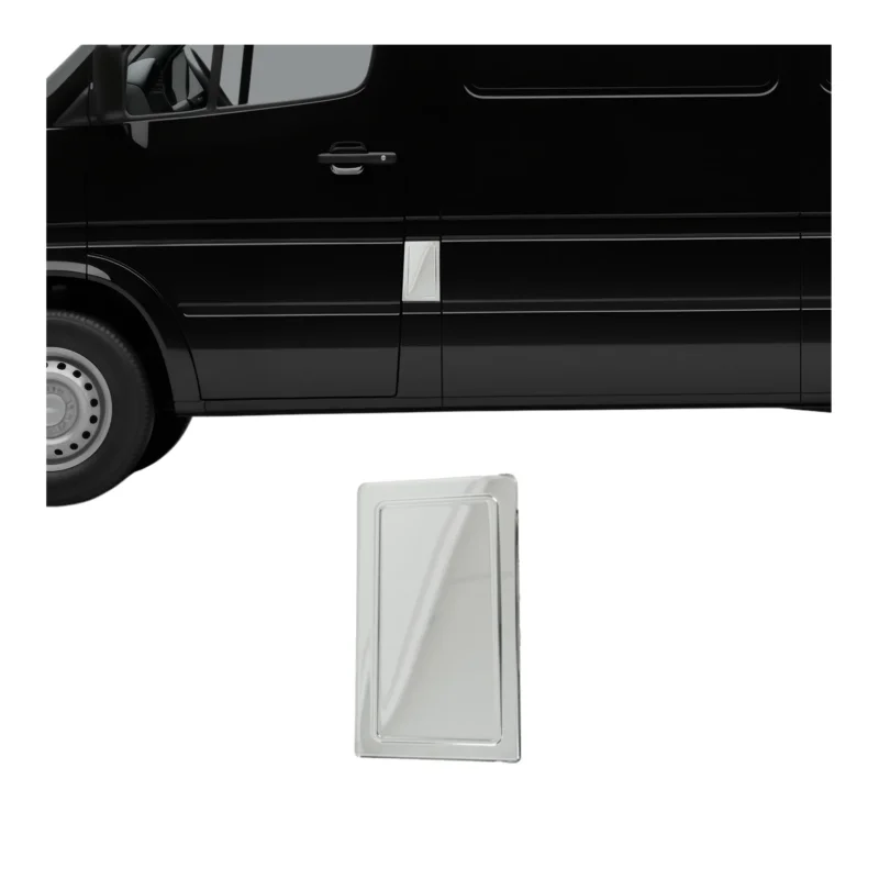 Tankdeckel Blende Tankverschluss für Mercedes Sprinter 1995-2006 Edelstahl Chrom