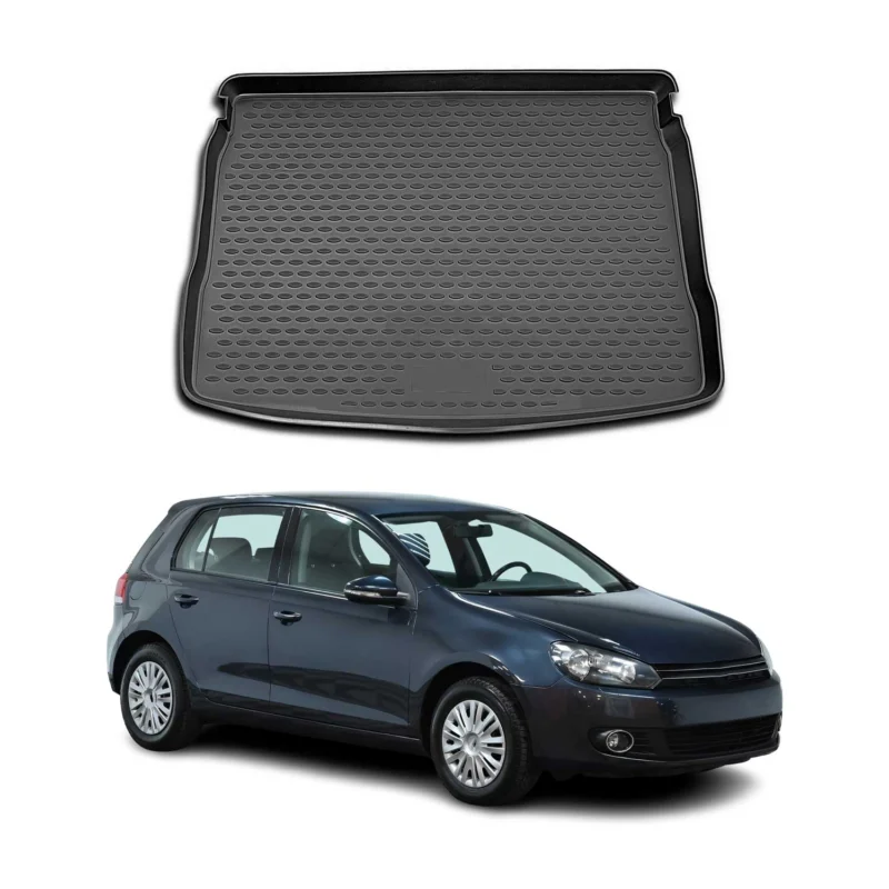 Kofferraummatte Kofferraumwanne für VW Golf 2008-2013 Schrägheck Gummi TPE