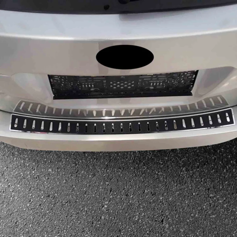 Ladekantenschutz Stoßstange für Subaru Outback 2015-19 Edelstahl carbon foliert