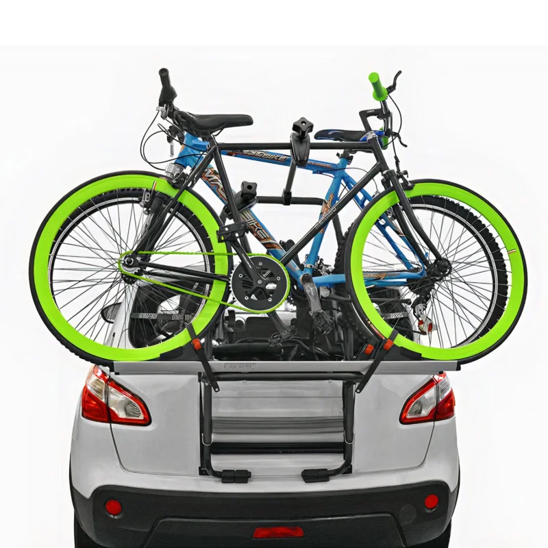 Menabo Fahrradträger 2 Fahrräder für Dacia Duster 2010-2026 Silber Schwarz