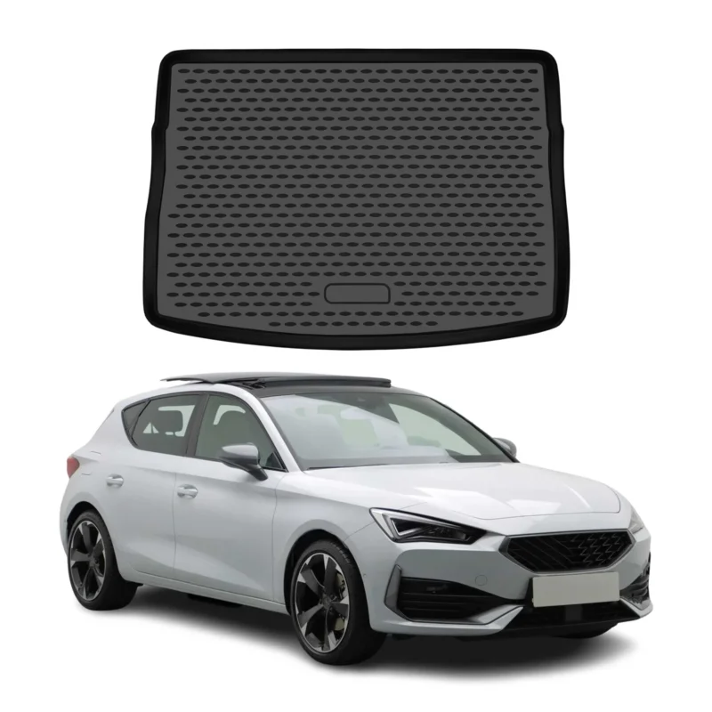 Kofferraummatte für Seat Leon / Cupra Leon mk4 Kombi 2020-2026 obere TPE Schwarz