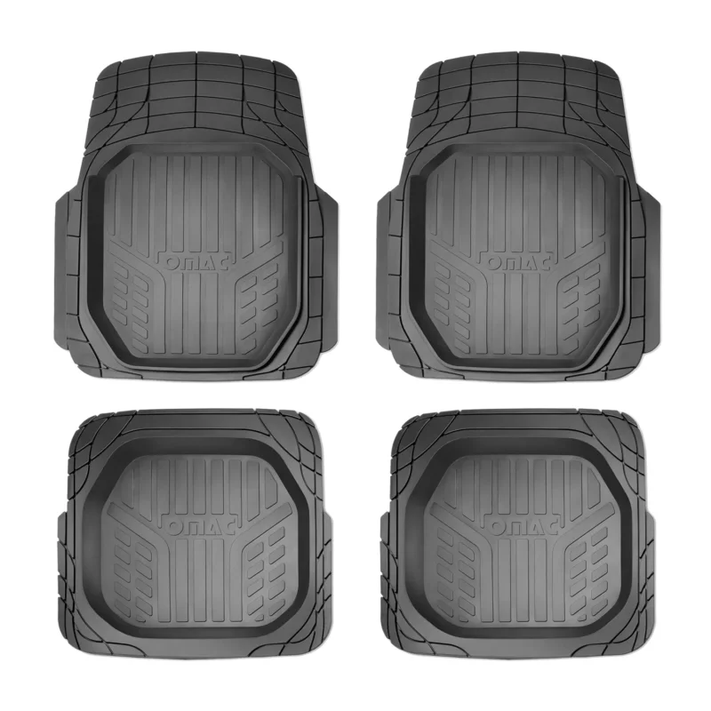 Fußmatten Gummimatten 3D Passform für Suzuki Vitara Gummi Universal Schwarz 4tlg