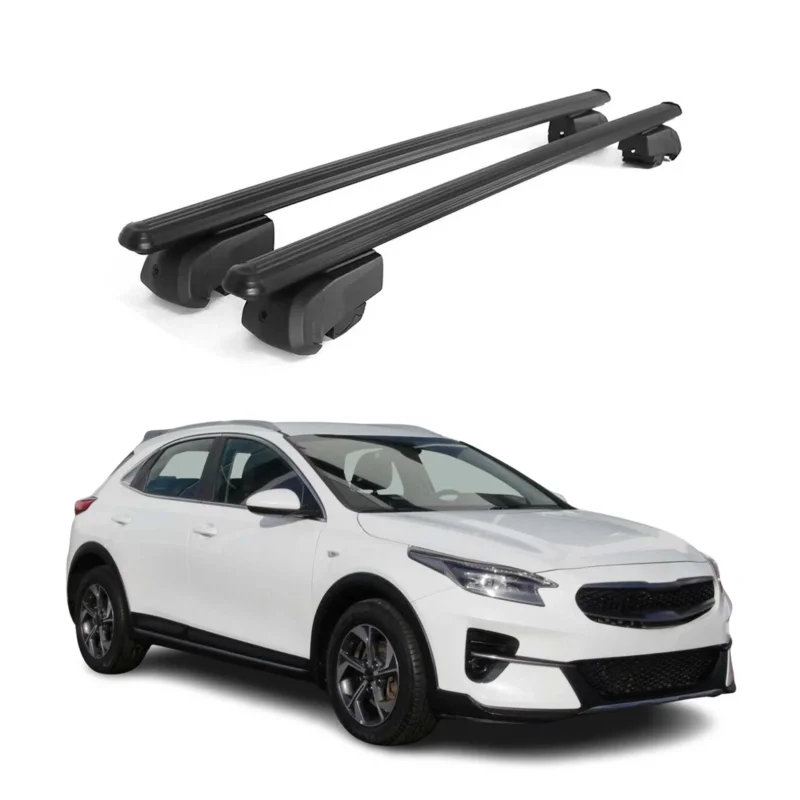 Dachträger Gepäckträger für Kia Xceed 2019-2026 Querträger ABE Alu Schwarz