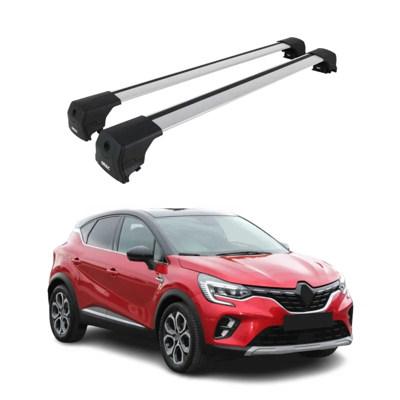 Dachträger Grundtäger für Renault Captur II 2019-2026 75kg Aluminium Silber 2x
