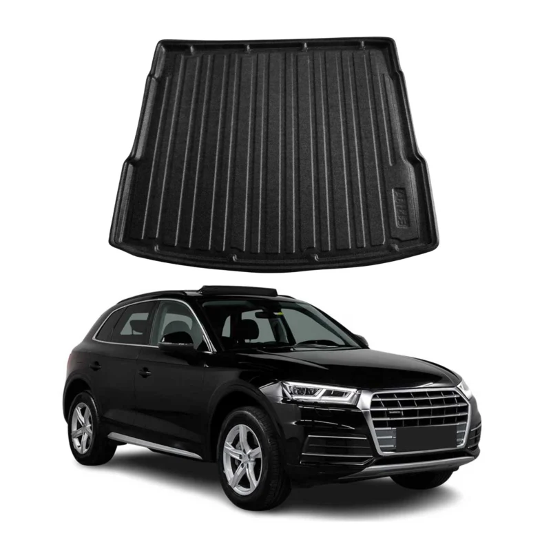 Kofferraumwanne Laderaumwanne für Audi Q5 FY 2017-2024 Gummi TPE Schwarz
