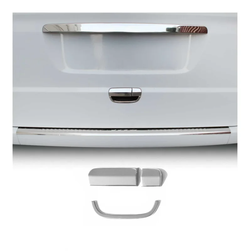 Heckklappe Kofferraumöffner Griff für Mercedes Vito W639 2003-2014 Edelstahl 3x