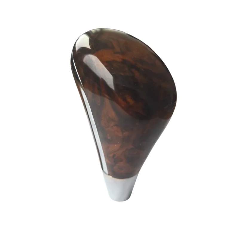 Schaltknauf Schaltknopf für Mercedes C Klasse W202 S202 1993-2001 Edelholz Chrom