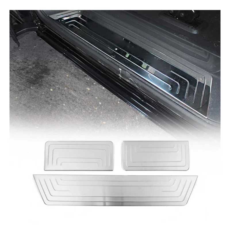 Einstiegsleisten Türschweller für VW Transporter T5 2003-2015 Chrom Gebürstet 3x