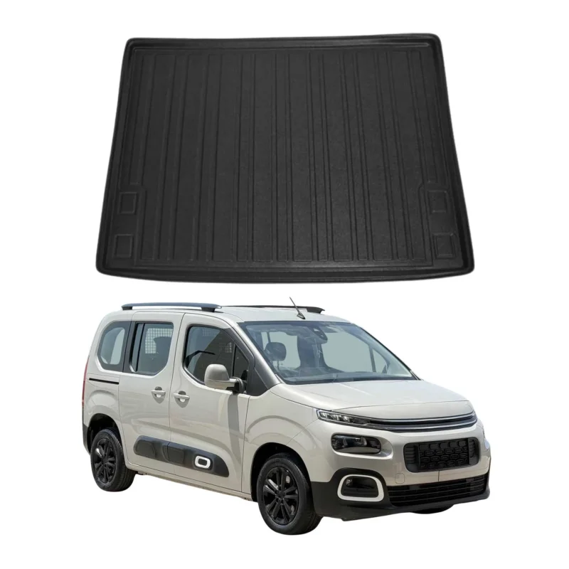 Kofferraumwanne Laderaumwanne für Citroen Berlingo 2018-2026 Gummi TPE Schwarz