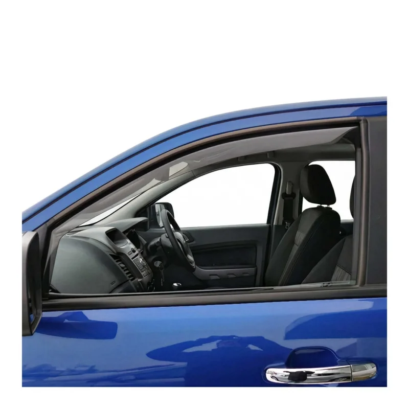 Windabweiser Regenabweiser für Ford Ranger 2012-2024 4trg Dunkel Acryl 2tlg