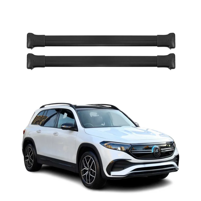 Dachträger Grundtäger für Mercedes EQB X243 2022-2026 75kg Aluminium Schwarz 2x