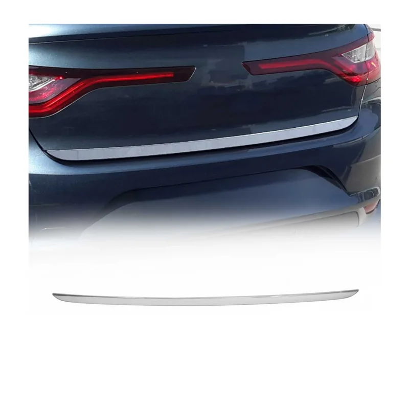 Kofferraumleiste Heckklappe Leiste für Renault Megane 2016-2022 Edelstahl Chrom