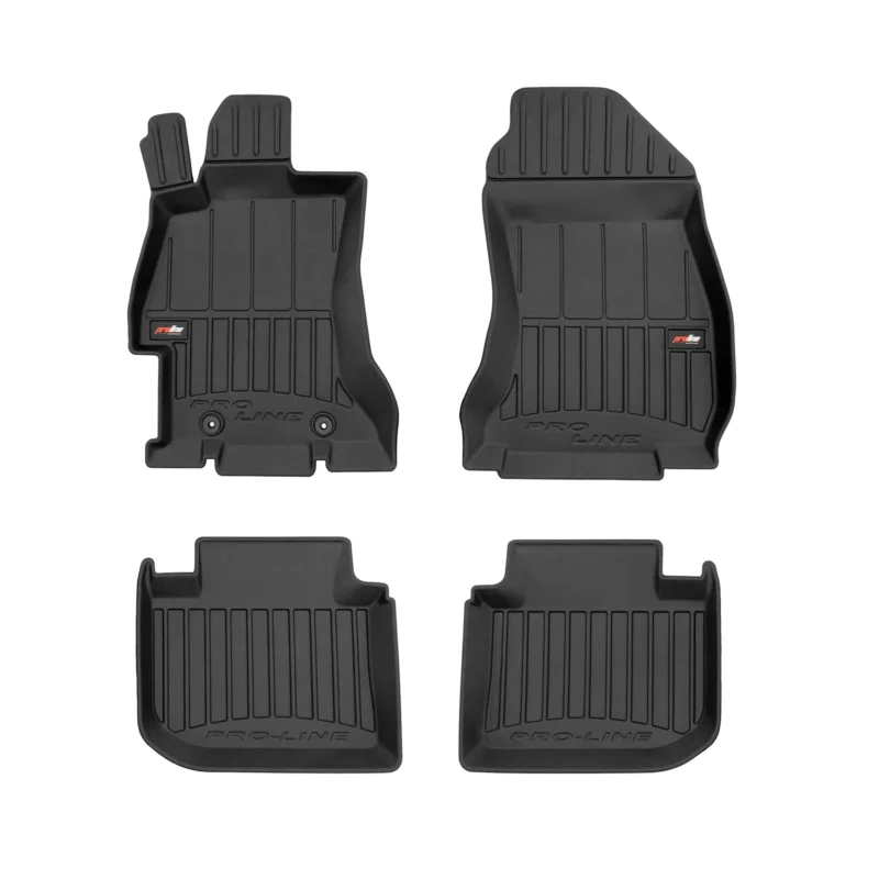 OMAC Gummi Fußmatten für Subaru Impreza WRX 2011-2016 Premium Gummi Schwarz 4tlg