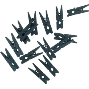 Mini Knijpers Hout Zwart 24st van WeFiesta koop je bij Partywinkel