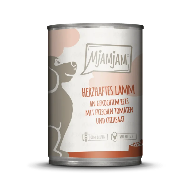 MjAMjAM - Hund - herzhaftes Lamm an gekochtem Reis zoo-de