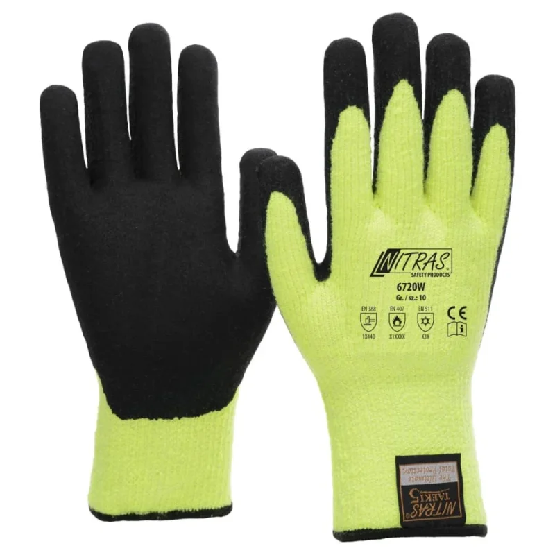 NITRAS® TAEKI "Winter Cut" Schnittschutz Gr. 8 – 1 Packung (10 Paar)