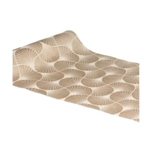 Nude Tafelloper Gingko Print 3m van CHAKS koop je bij Partywinkel