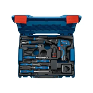 Bosch Pro Set mit GSR 12V-15 Akkuschrauber und Handwerkzeugen
