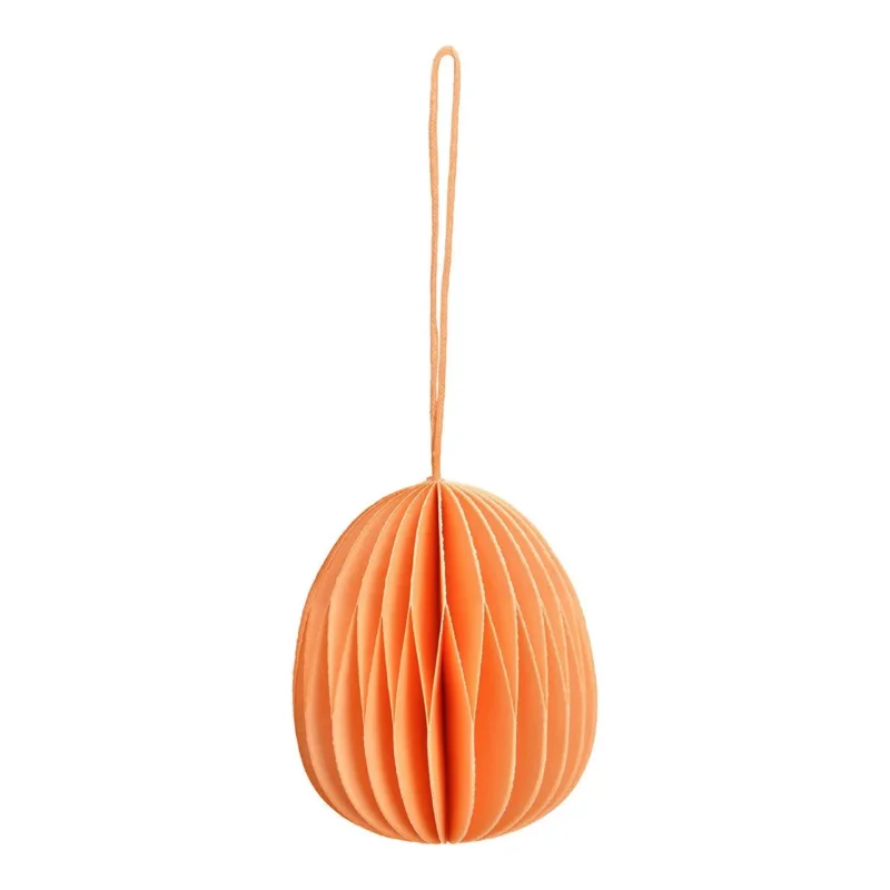 Osterei zum Hängen aus Papier Apricot Honeycomb - DesignWe.Love