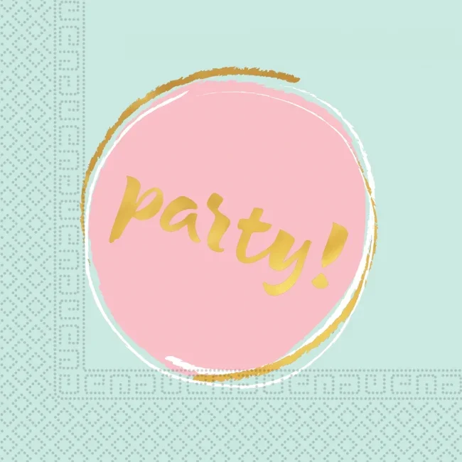 Party Servetten Pastel 33cm 20st van Procos koop je bij Partywinkel