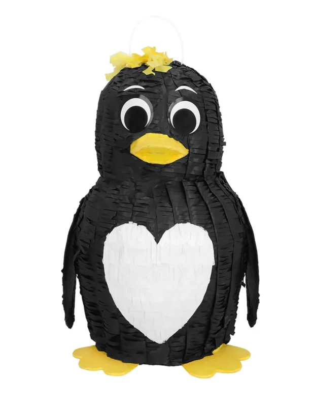 Pinguin-Piñata für Kinderpartys 37 cm