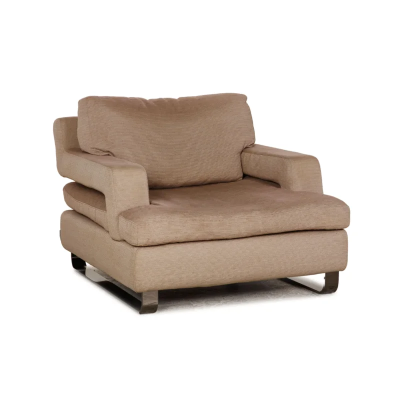 Roche Bobois Stoff Sessel Beige