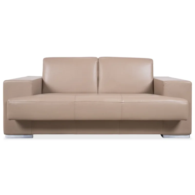 Rolf Benz Zweisitzer Leder Sofa Creme Beige Couch