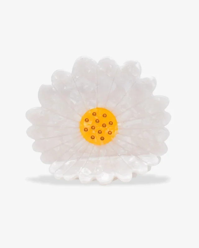 ROSA ECK - DAISY Haarklammer (7 cm) • White - ROSA ECK