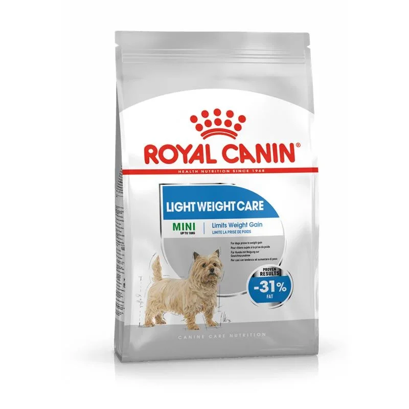 Royal Canin Light Weight Care Mini dry dog food pouch for small dogs up to 10kg with reduced fat