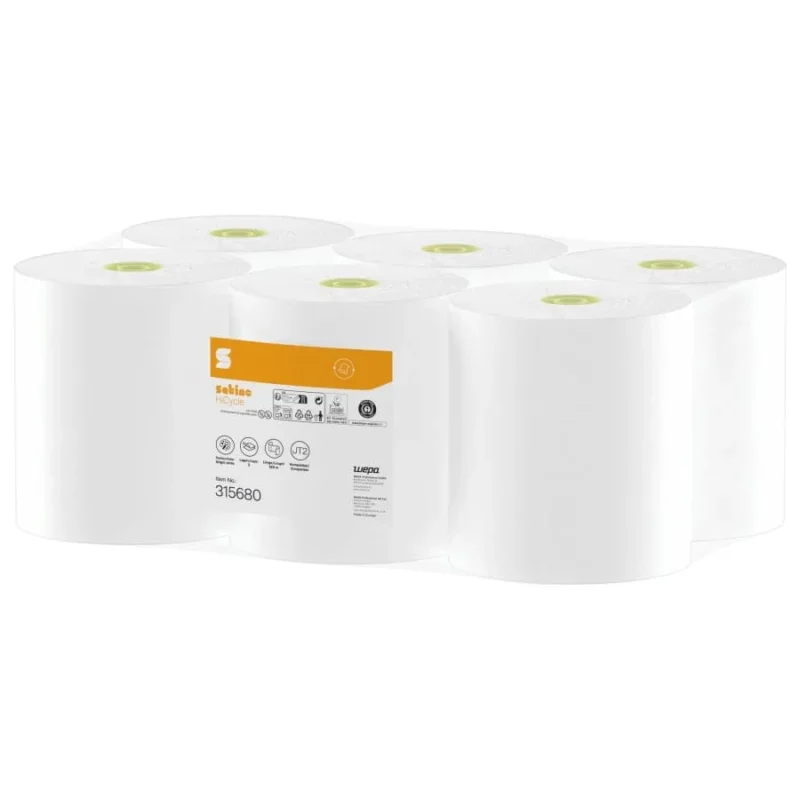 Satino HiCycle Toilettenpapier Großrollen, 2-lagig, hochweiß