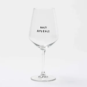 selekkt - HOLY APEROLY Glas mit Spruch - Trinkglas - ROSA ECK Concept Store