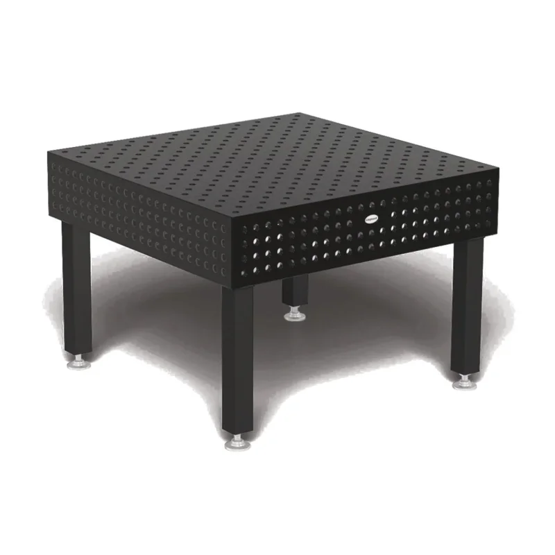 Produktansicht von Siegmund Schweißtisch 1200 x 1200 x 250 mm Professional Extreme 8.7 PLUS System 22 Plasmanitriert, Diagonalraster Höhe 800 mm