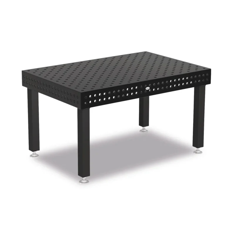 Produktansicht von Siegmund Schweißtisch 1500 x 1000 x 150 mm Professional Extreme 8.7 System 22 Plasmanitriert, Diagonalraster höhenverstellbar 550-900 mm