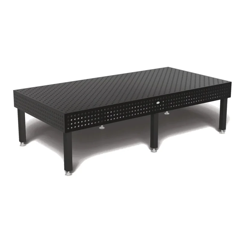 Produktansicht von Siegmund Schweißtisch 3000 x 1500 x 250 mm Professional Extreme 8.7 PLUS System 22 Plasmanitriert, Diagonalraster höhenverstellbar 550-900 mm