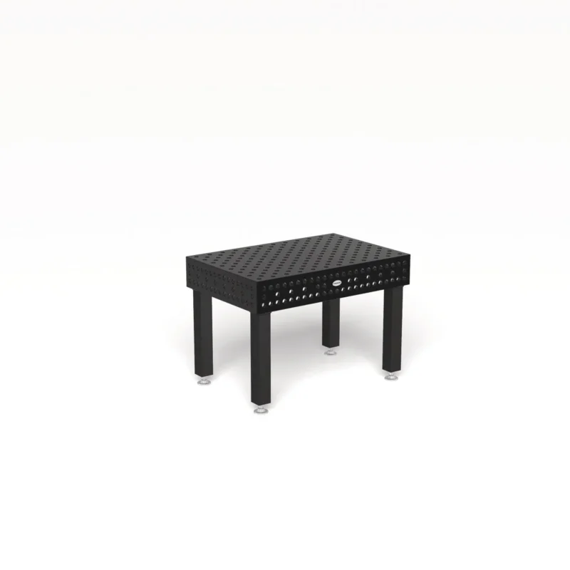 Produktansicht von Siegmund Schweißtisch 1200 x 800 x 200 mm Professional Extreme 8.7 System 28 Plasmanitriert, Diagonalraster höhenverstellbar 450-750 mm