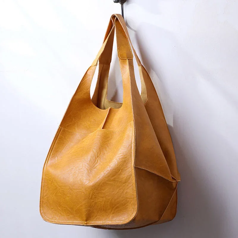 Karnz | Frauen übergroße Leder Handtaschen