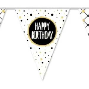 Slinger Happy Birthday Goud 10m van Haza Witbaard koop je bij Partywinkel