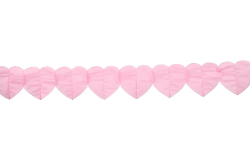 Slinger Hartjes Licht Roze 6m van WeFiesta koop je bij Partywinkel